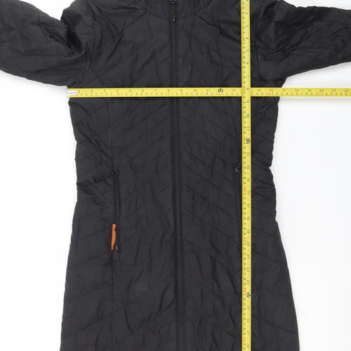 Icebreaker Women’s Black XS Long Hooded Puffer Coat