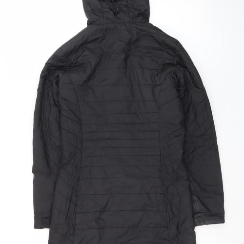 Icebreaker Women’s Black XS Long Hooded Puffer Coat