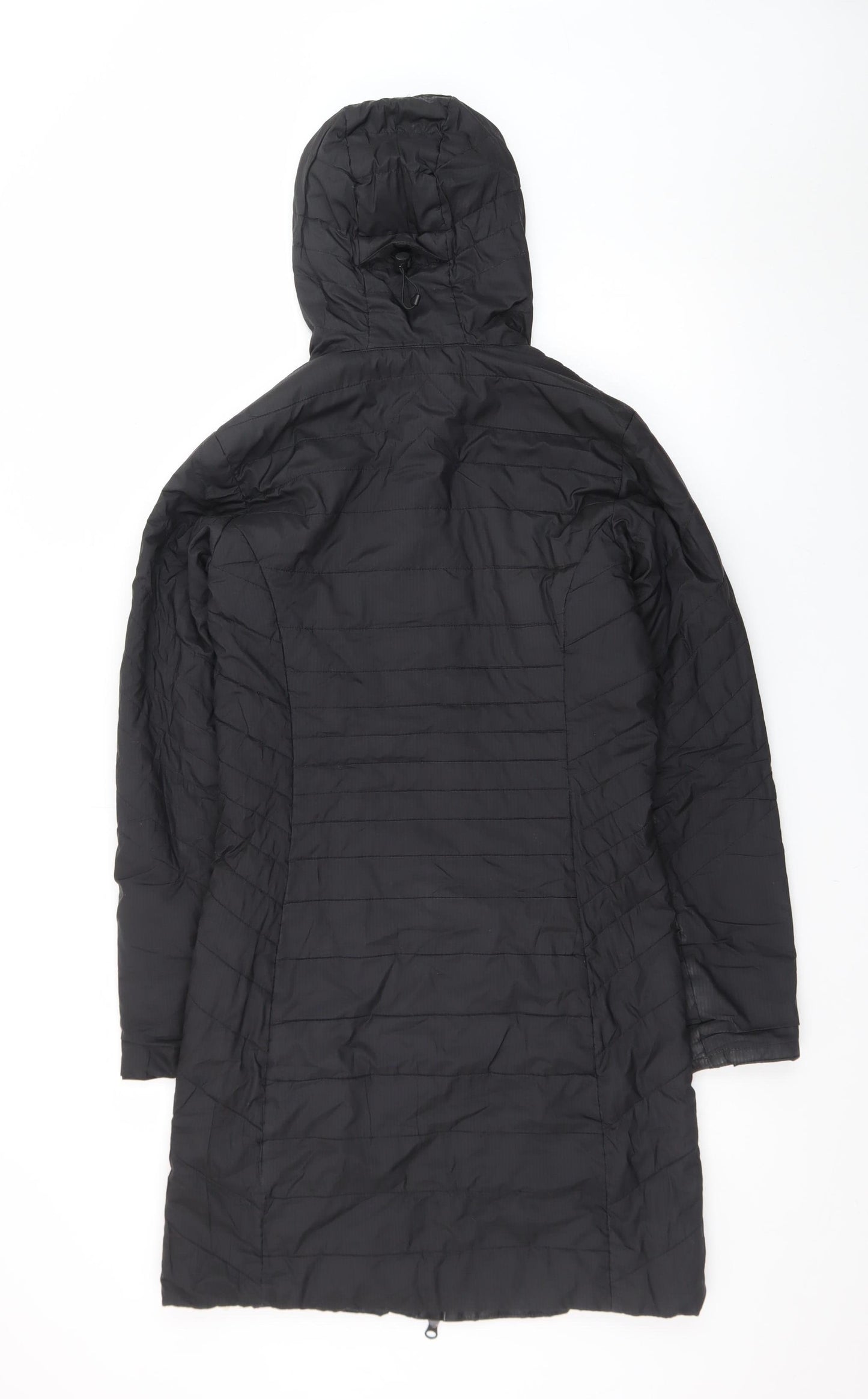 Icebreaker Women’s Black XS Long Hooded Puffer Coat