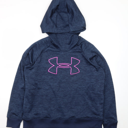 Under Armour Women's Blue XL Pullover Hoodie ColdGear Sweatshirt