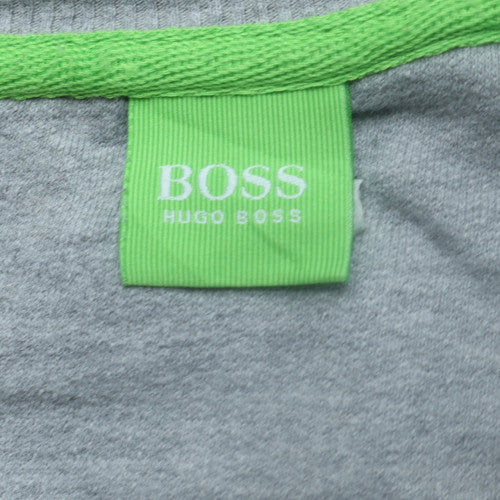 Hugo Boss Men’s Grey Logo Pullover Sweatshirt Size M