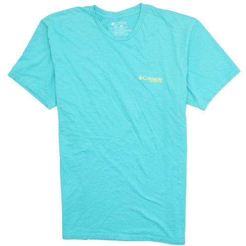 Columbia Men's XL Blue Graphic PFG Cotton T-Shirt