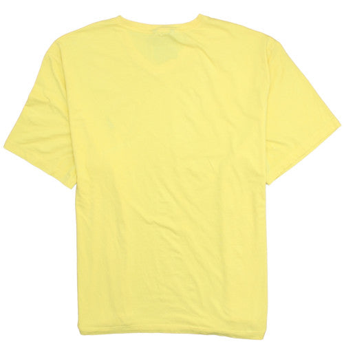Nautica Men's Yellow V-Neck Deck T-Shirt 3XLT Cotton Stretch