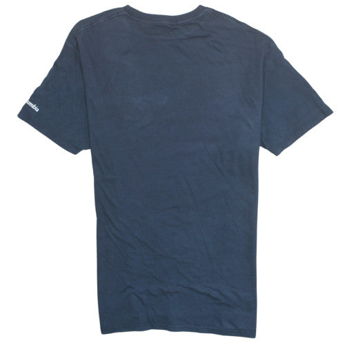 Columbia Men's Navy Blue Graphic Short Sleeve Cotton T-Shirt XL
