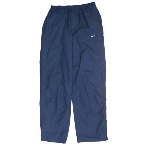 Nike Men's Blue Track Pants Size L Elastic Waist Quick Dry Trousers