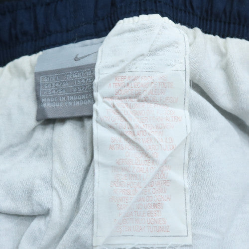 Nike Men's Blue Track Pants Size L Elastic Waist Quick Dry Trousers
