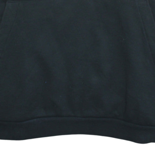 Adidas Mens Black 2XL Pullover Hoodie with Logo Print