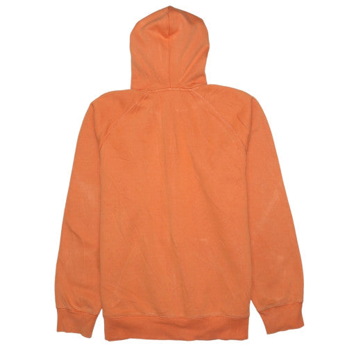 Carhartt Men’s Orange Full Zip Hooded Sweatshirt L Heavyweight Fleece