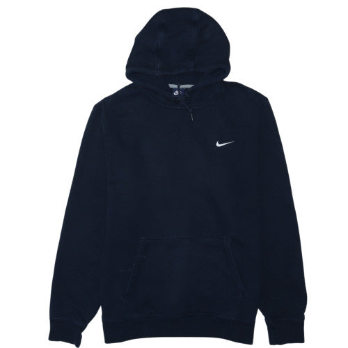 Nike Men's Navy Blue Pullover Hoodie XXL Fleece Cotton Blend