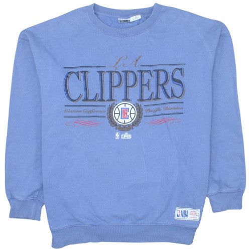NBA Men’s Blue LA Clippers Cotton Pullover Sweatshirt Size L