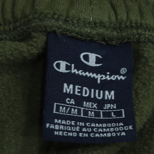 Champion Men's Green Jogger Trousers Medium Fleece Sweatpants