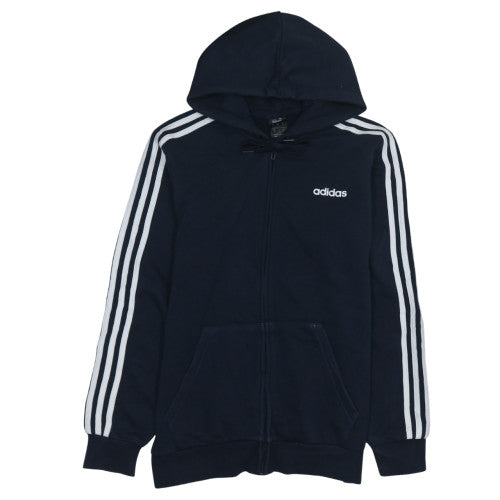 Adidas Men's Blue Full Zip Hoodie M Sportswear Sweatshirt