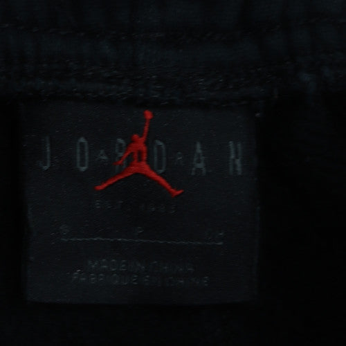 Jordan Men's Black Jogger Trousers Size M Sports Fleece Pants