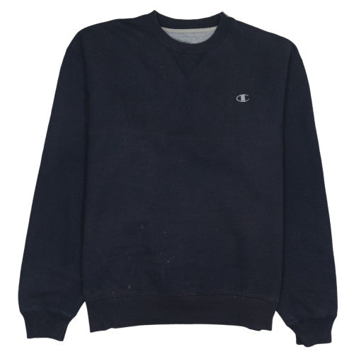 Champion Men's Blue Pullover Crew Neck Sweatshirt L