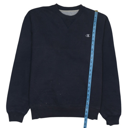 Champion Men's Blue Pullover Crew Neck Sweatshirt L