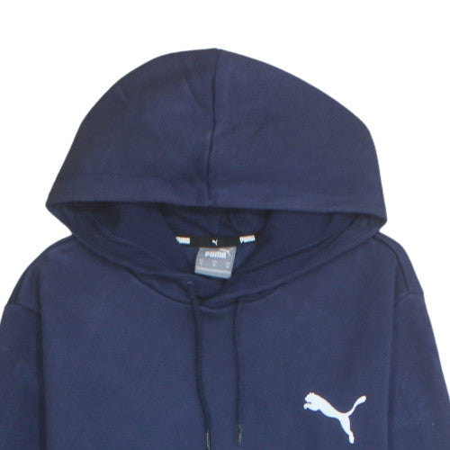 Puma Men's Blue Pullover Hoodie Size L Regular Fit Sportswear