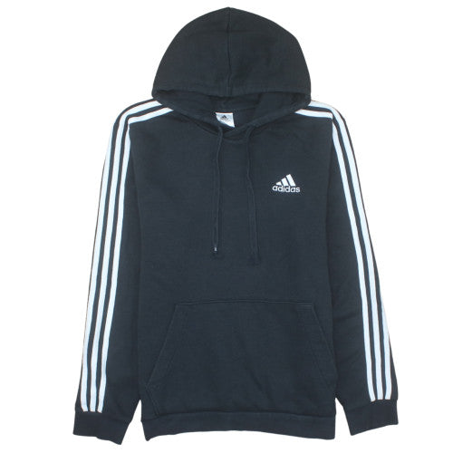 Adidas Men's Black Pullover Hoodie M Sports Logo Hooded Sweatshirt