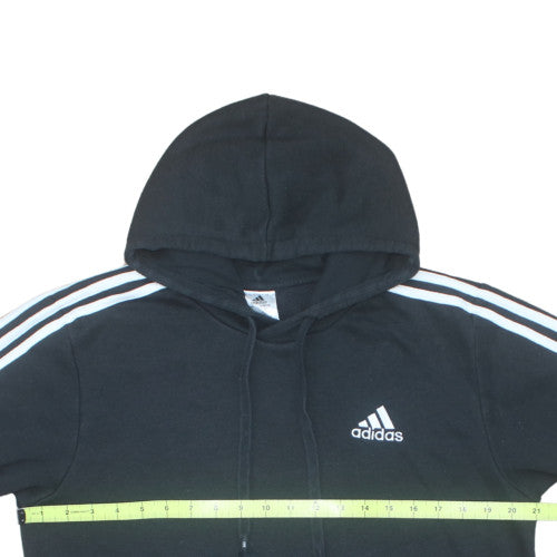 Adidas Men's Black Pullover Hoodie M Sports Logo Hooded Sweatshirt