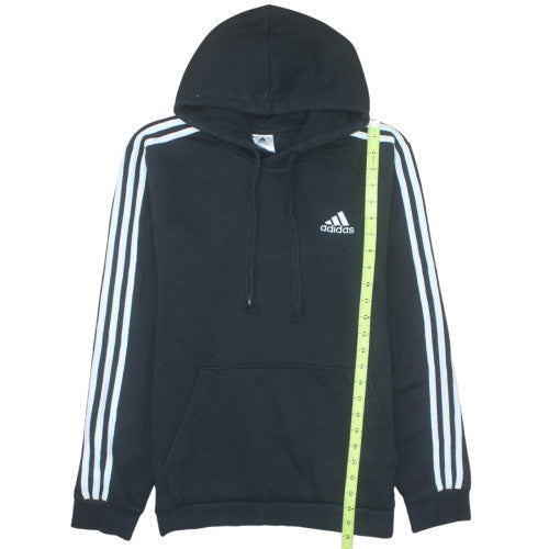 Adidas Men's Black Pullover Hoodie M Sports Logo Hooded Sweatshirt