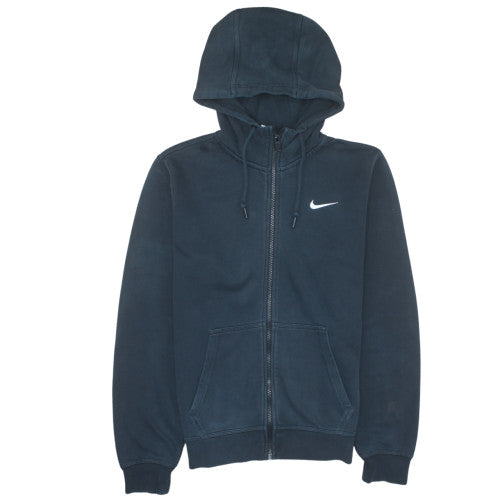 Nike Men's Blue Full Zip Hoodie Size S Fleece Sportswear