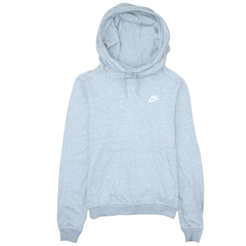 Nike Womens Grey XS Pullover Hoodie Cotton Blend Lined