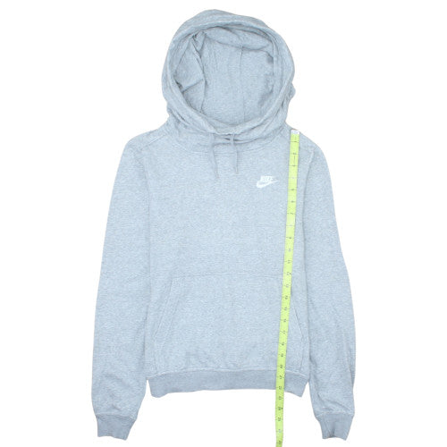 Nike Womens Grey XS Pullover Hoodie Cotton Blend Lined