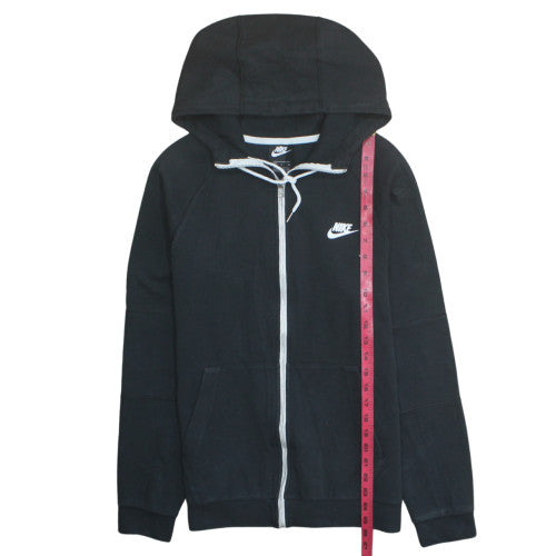Nike Men's Black Full Zip Hoodie Small Regular Fit Sweatshirt