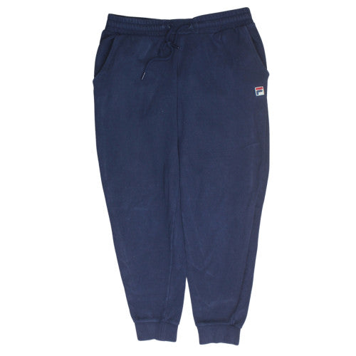 Fila Mens Blue Jogger Sweatpants M Regular Fit Elastic Waist