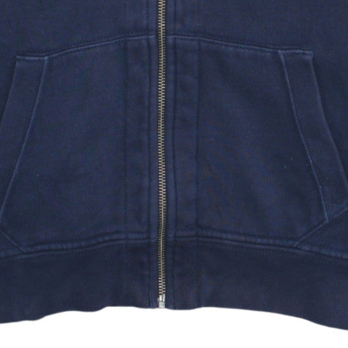 Ralph Lauren Mens Blue Full Zip Hoodie Size M Classic Fleece
