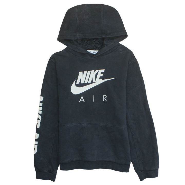 Nike Girls Black XL Hoodie Pullover Sweatshirt Hooded Fleece Lined Casual