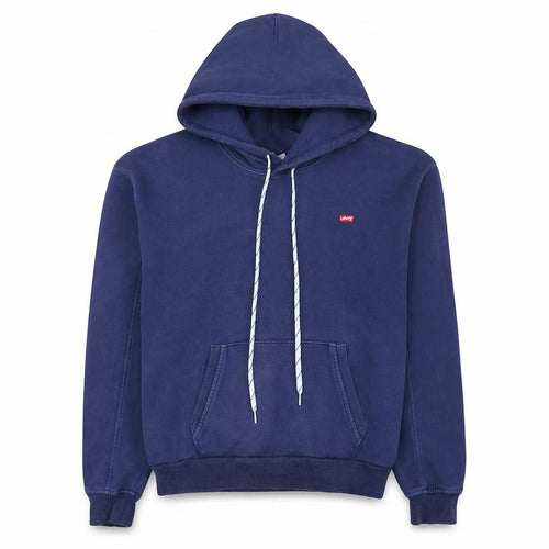 Levi's Men's Blue Fleece Hooded Pullover Basic Jacket Size M