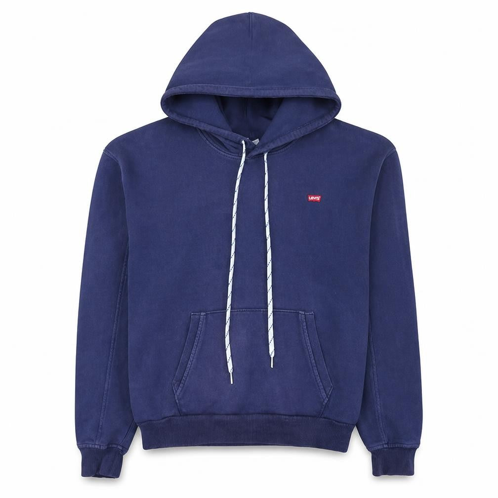 Levi's Men's Blue Fleece Hooded Pullover Basic Jacket Size M