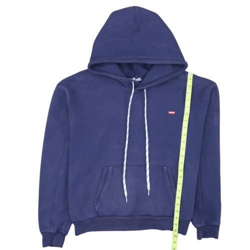 Levi's Men's Blue Fleece Hooded Pullover Basic Jacket Size M
