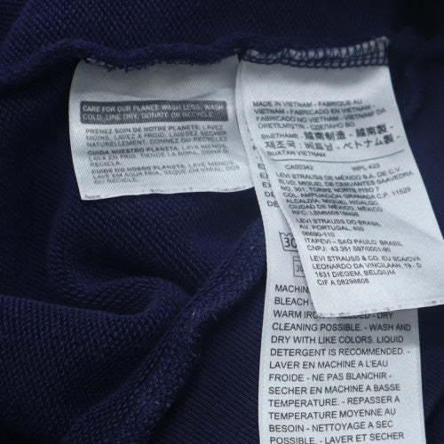 Levi's Men's Blue Fleece Hooded Pullover Basic Jacket Size M