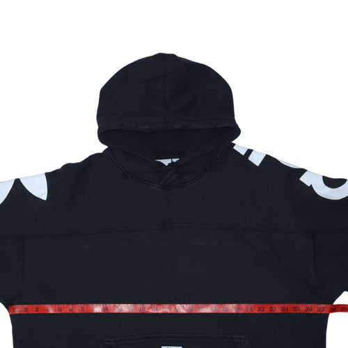 Adidas Men’s Black XL Pullover Hoodie with Logo Print