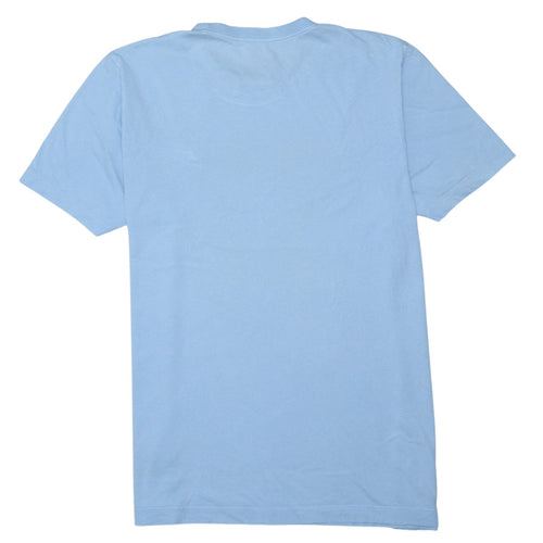 Nike Men's Blue Crew Neck Short Sleeve Cotton T-Shirt Size L