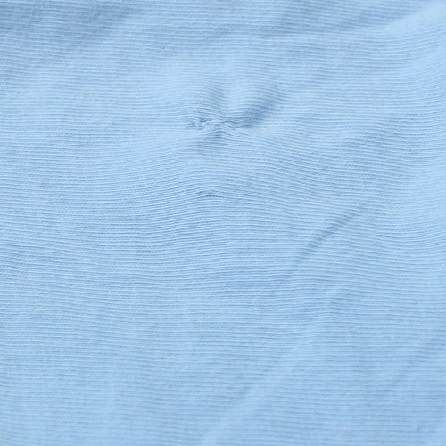 Nike Men's Blue Crew Neck Short Sleeve Cotton T-Shirt Size L