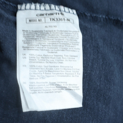 Carhartt Men's Blue XL Relaxed Fit Graphic Logo T-Shirt