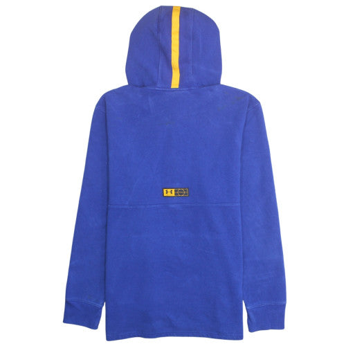 Under Armour Men's Blue L 1/2 Zip Fleece Sports Hoodie