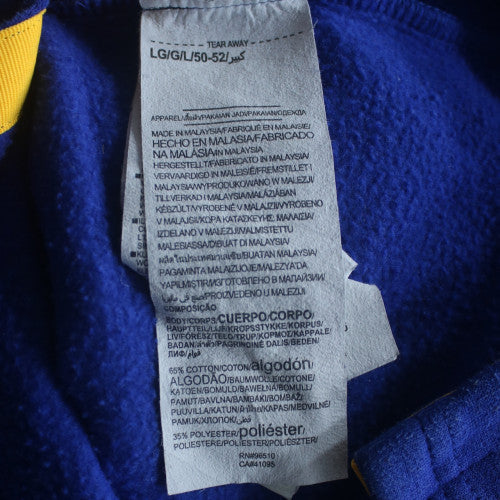 Under Armour Men's Blue L 1/2 Zip Fleece Sports Hoodie