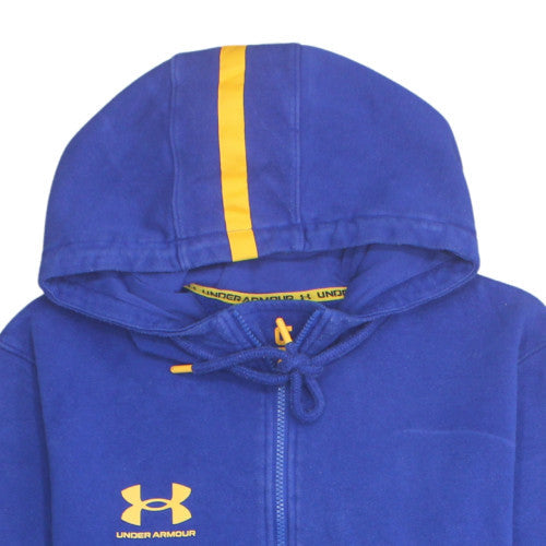 Under Armour Men's Blue L 1/2 Zip Fleece Sports Hoodie