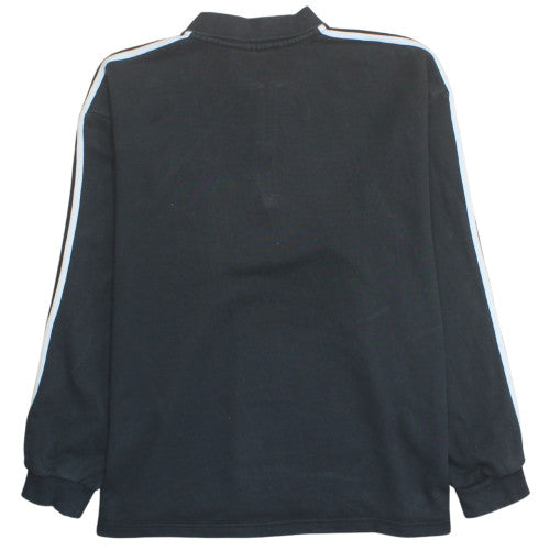 Adidas Men’s Black 2XL Collared 1/4 Zip Sports Sweatshirt