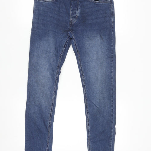 Primark Women's Blue Skinny Stretch Jeans Size 10 Regular