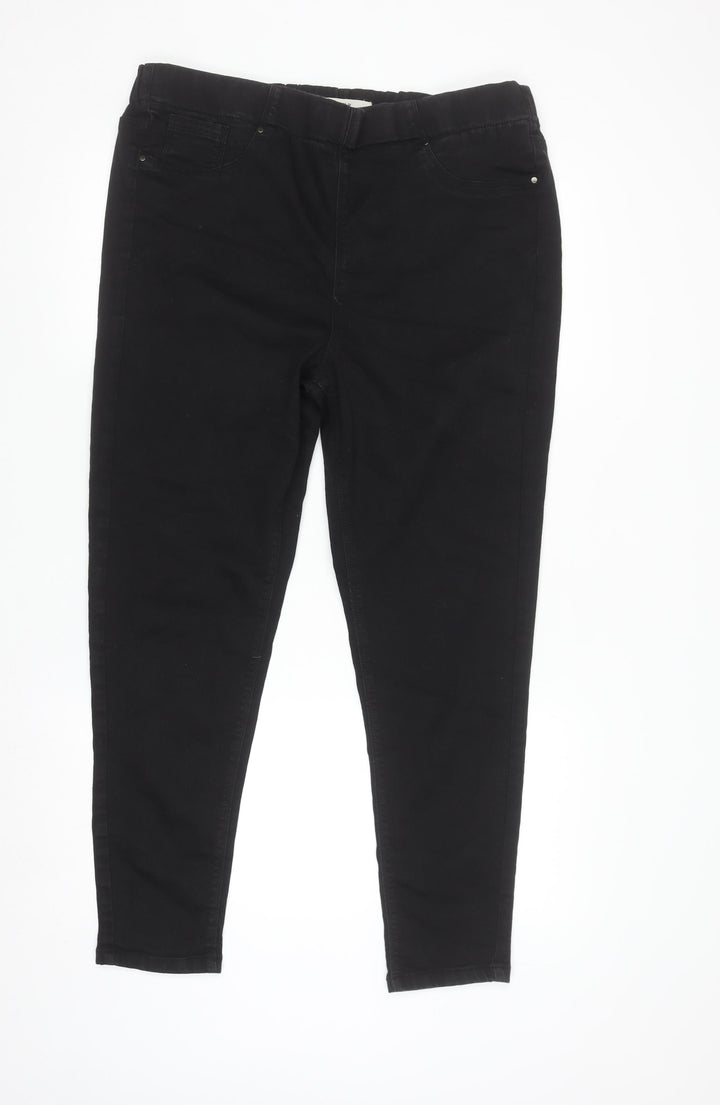 Yours Clothing Women's Black Jenny Jegging Size 20 Plus Fit