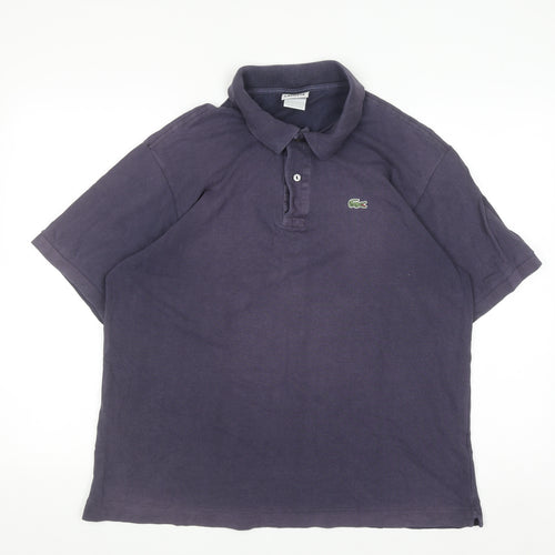 Lacoste Men's Blue Cotton Polo Shirt Size XL Regular Fit