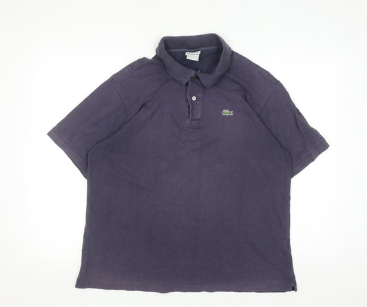 Lacoste Men's Blue Cotton Polo Shirt Size XL Regular Fit