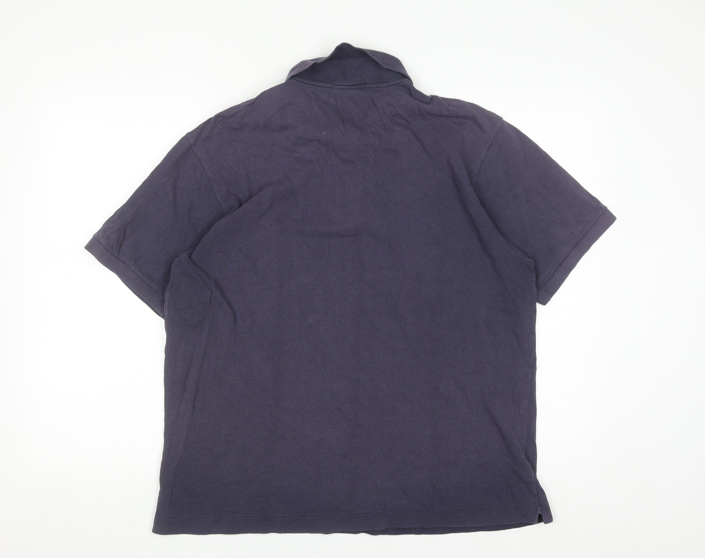 Lacoste Men's Blue Cotton Polo Shirt Size XL Regular Fit