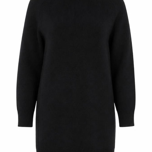 Brave Soul Women’s Black Roll Neck Tunic Jumper Size 12