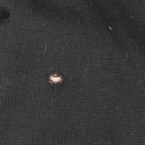 Marks and Spencer Women’s Black Merino Wool Roll Neck Jumper Size 10