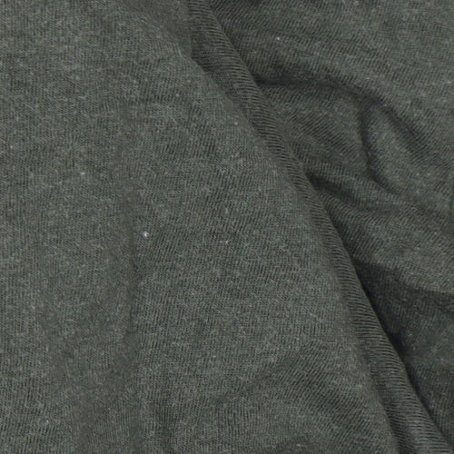 FatFace Women's Green Long Sleeve V-Neck Basic Top Size 12